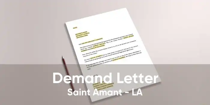 Demand Letter Saint Amant - LA