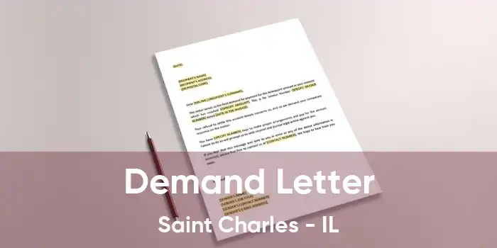 Demand Letter Saint Charles - IL