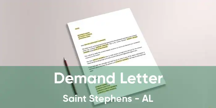 Demand Letter Saint Stephens - AL