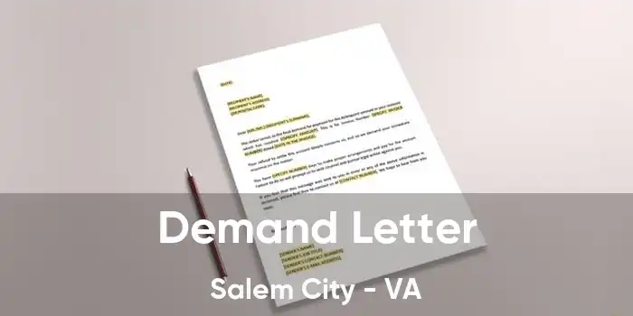 Demand Letter Salem City - VA