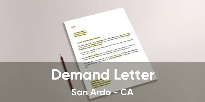 Demand Letter San Ardo - CA