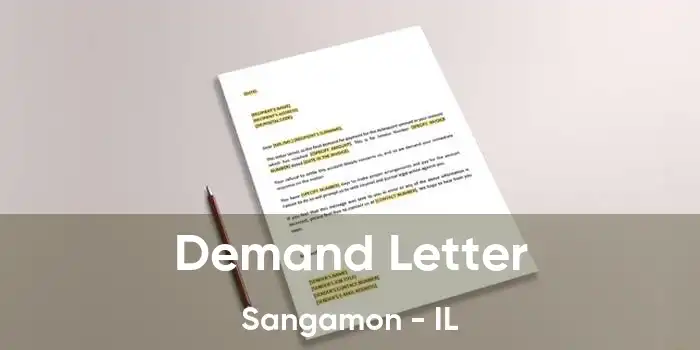 Demand Letter Sangamon - IL