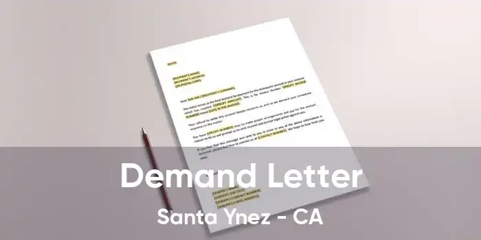 Demand Letter Santa Ynez - CA