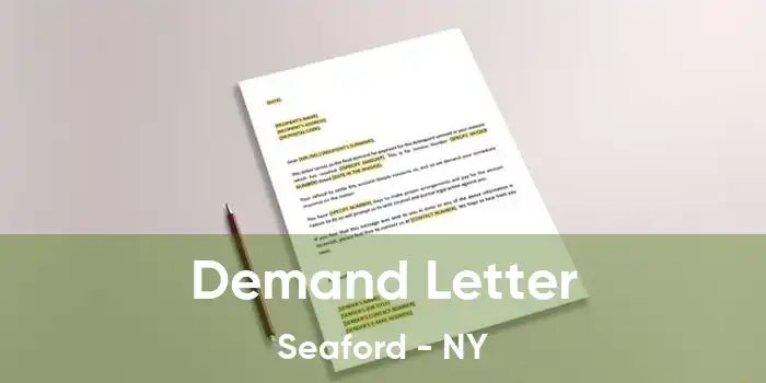 Demand Letter Seaford - NY