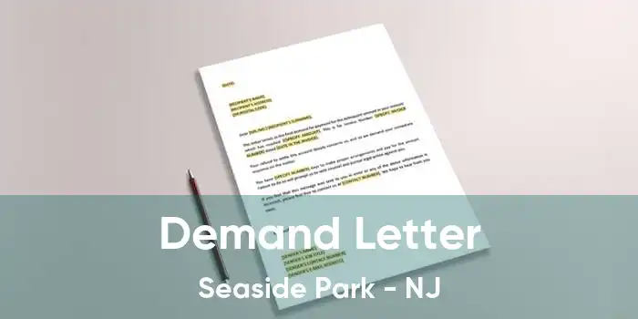 Demand Letter Seaside Park - NJ