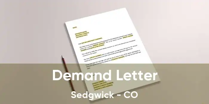 Demand Letter Sedgwick - CO