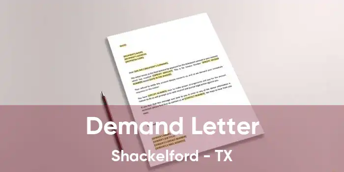 Demand Letter Shackelford - TX