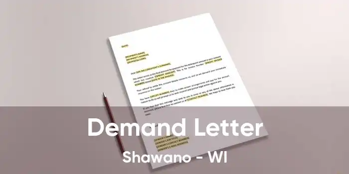 Demand Letter Shawano - WI