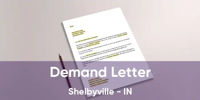 Demand Letter Shelbyville - IN