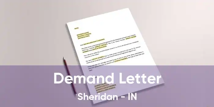 Demand Letter Sheridan - IN