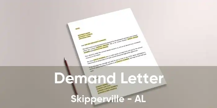 Demand Letter Skipperville - AL