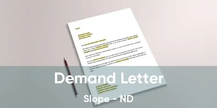 Demand Letter Slope - ND