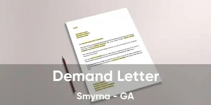 Demand Letter Smyrna - GA