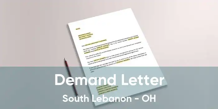 Demand Letter South Lebanon - OH