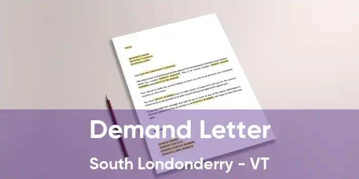 Demand Letter South Londonderry - VT