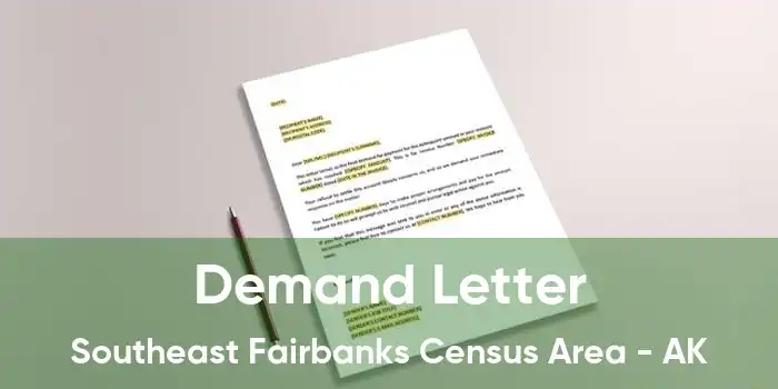 Demand Letter Southeast Fairbanks Census Area - AK