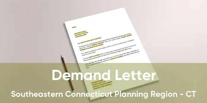 Demand Letter Southeastern Connecticut Planning Region - CT