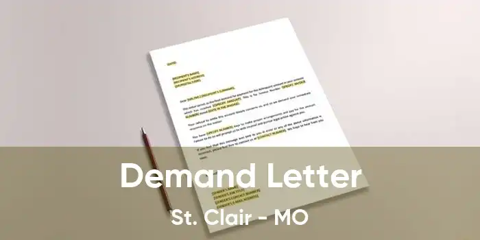 Demand Letter St. Clair - MO