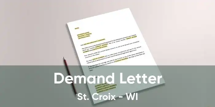 Demand Letter St. Croix - WI