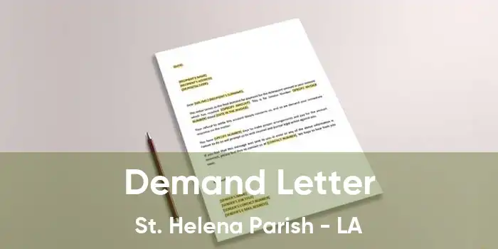 Demand Letter St. Helena Parish - LA