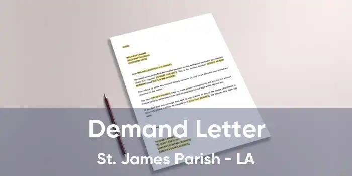 Demand Letter St. James Parish - LA