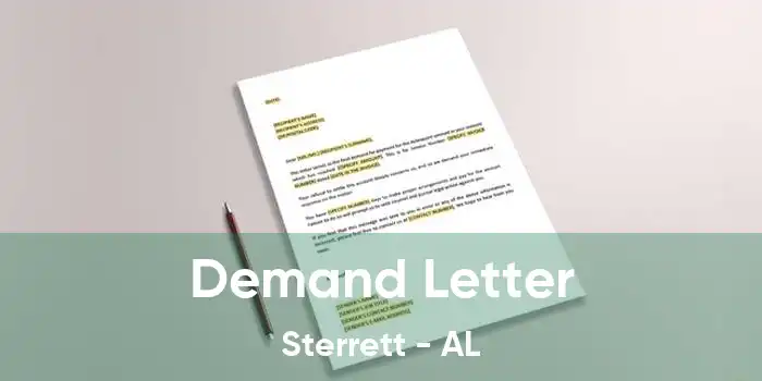 Demand Letter Sterrett - AL