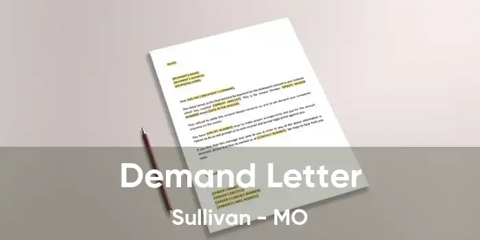 Demand Letter Sullivan - MO