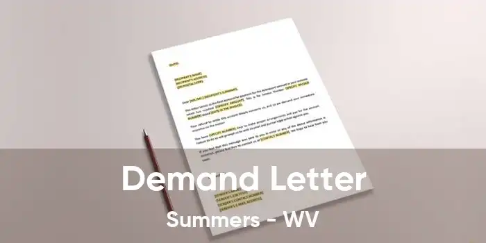 Demand Letter Summers - WV