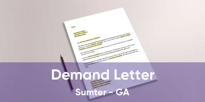 Demand Letter Sumter - GA