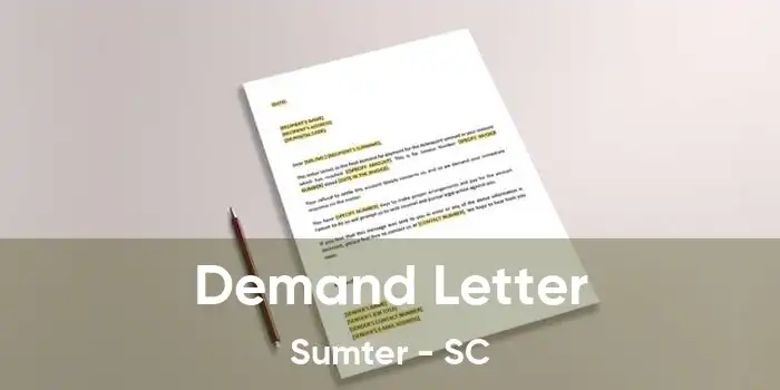 Demand Letter Sumter - SC