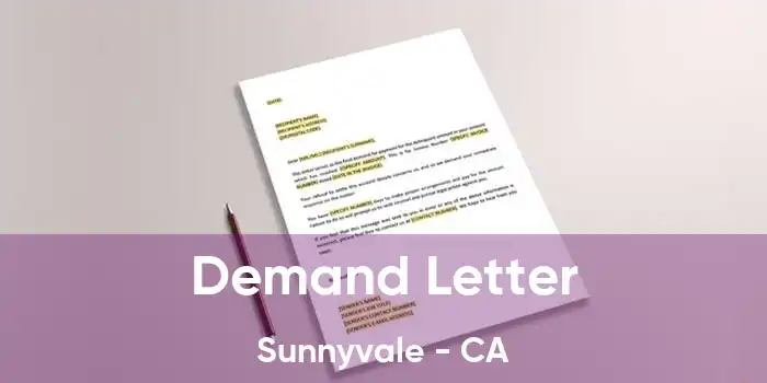 Demand Letter Sunnyvale - CA