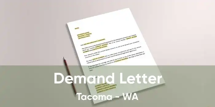 Demand Letter Tacoma - WA