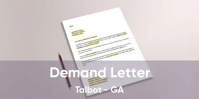 Demand Letter Talbot - GA