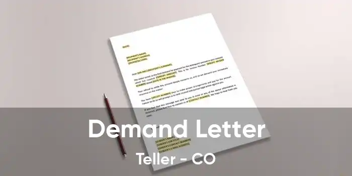 Demand Letter Teller - CO