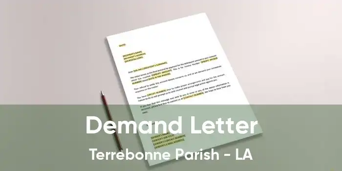 Demand Letter Terrebonne Parish - LA