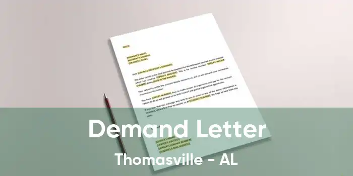 Demand Letter Thomasville - AL