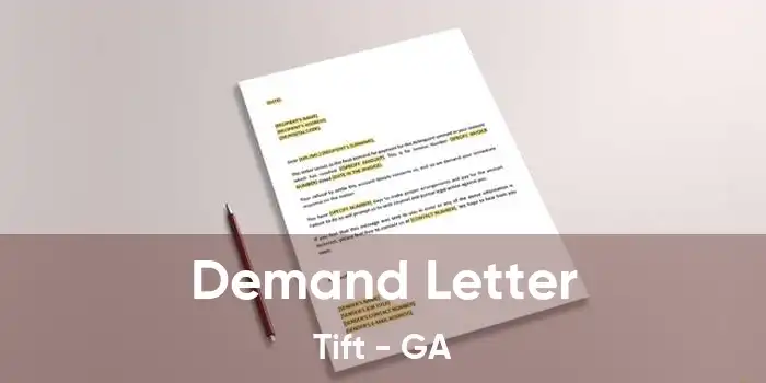 Demand Letter Tift - GA