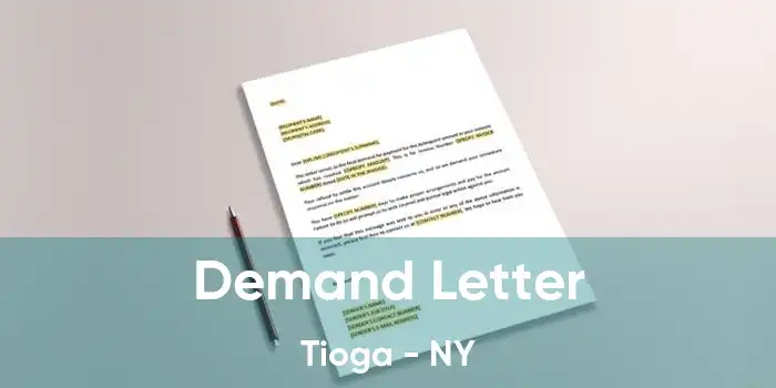 Demand Letter Tioga - NY