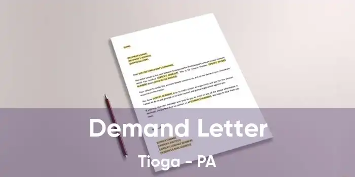 Demand Letter Tioga - PA