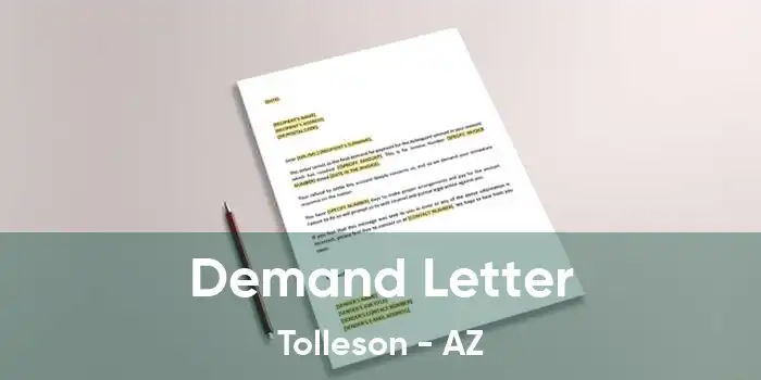 Demand Letter Tolleson - AZ