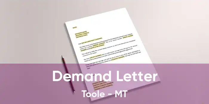 Demand Letter Toole - MT