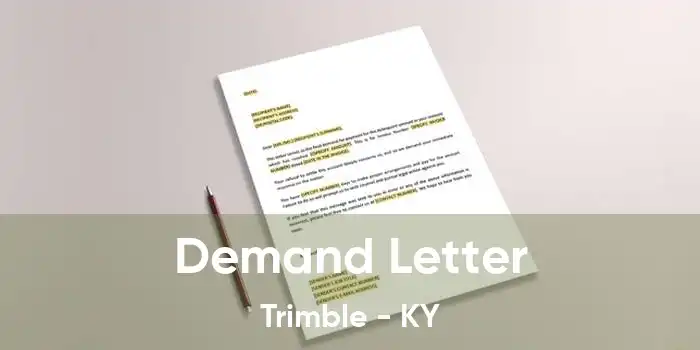 Demand Letter Trimble - KY