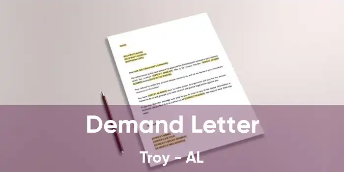 Demand Letter Troy - AL