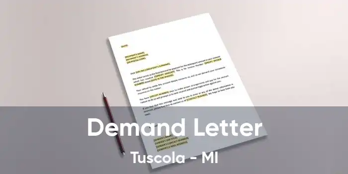 Demand Letter Tuscola - MI