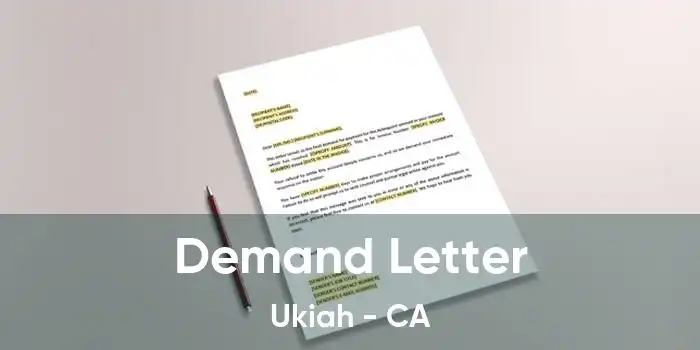 Demand Letter Ukiah - CA