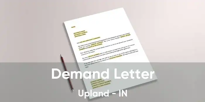 Demand Letter Upland - IN