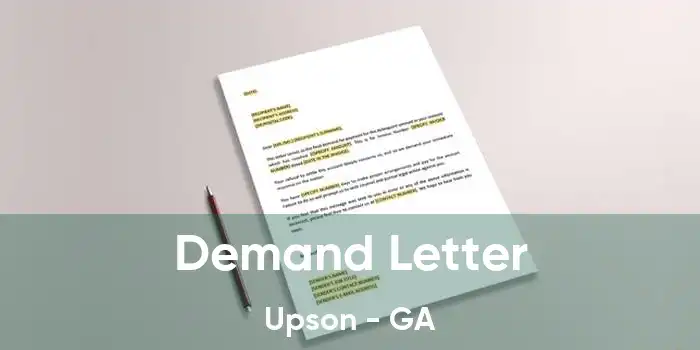 Demand Letter Upson - GA