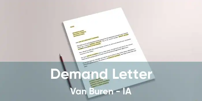 Demand Letter Van Buren - IA