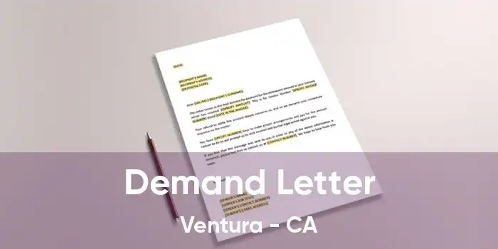 Demand Letter Ventura - CA