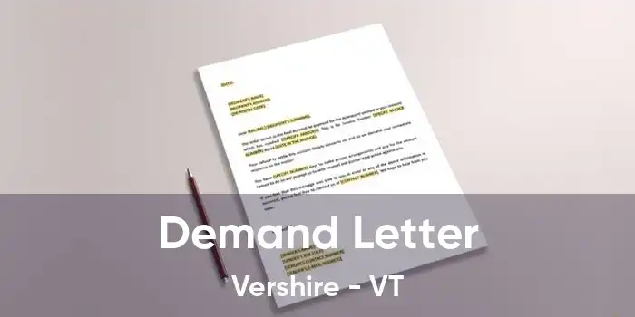 Demand Letter Vershire - VT